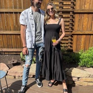 Black zara dress, size medium